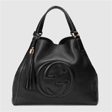 colletto fiocco gucci|Gucci black leather bag.